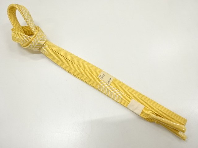 JAPANESE KIMONO / UNUSED HAND-TIED OBIJIME